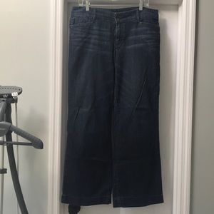 Ralph Lauren wide leg flared jeans.